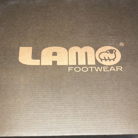 Tall lace up lamo boots in hickory with stitch detail and black laces - Picture 2 of 6